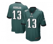 Youth Nike Philadelphia Eagles #13 Nelson Agholor Game Midnight Green Team Color NFL Jersey