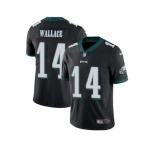 Youth Nike Philadelphia Eagles #14 Mike Wallace Black Alternate Stitched NFL Vapor Untouchable Limited Jersey