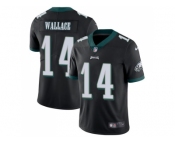 Youth Nike Philadelphia Eagles #14 Mike Wallace Black Alternate Stitched NFL Vapor Untouchable Limited Jersey