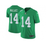 Youth Nike Philadelphia Eagles #14 Mike Wallace Green Stitched NFL Limited Rush Jersey
