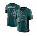 Youth Nike Philadelphia Eagles #14 Mike Wallace Limited Green Rush Drift Fashion NFL Jersey