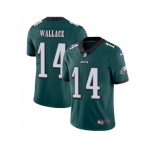 Youth Nike Philadelphia Eagles #14 Mike Wallace Midnight Green Team Color Stitched NFL Vapor Untouchable Limited Jersey
