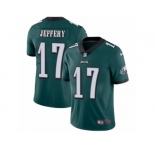 Youth Nike Philadelphia Eagles #17 Alshon Jeffery Vapor Untouchable Limited Midnight Green Team Color NFL Jersey