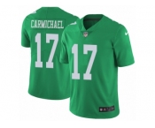 Youth Nike Philadelphia Eagles #17 Harold Carmichael Limited Green Rush NFL Jersey