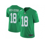 Youth Nike Philadelphia Eagles #18 Dorial Green-Beckham Limited Green Rush NFL Jersey