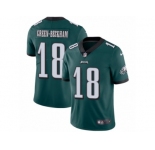 Youth Nike Philadelphia Eagles #18 Dorial Green-Beckham Vapor Untouchable Limited Midnight Green Team Color NFL Jersey