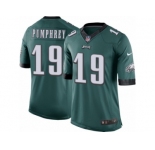 Youth Nike Philadelphia Eagles #19 Donnel Pumphrey Limited Midnight Green Team Color NFL Jersey