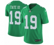 Youth Nike Philadelphia Eagles #19 Golden Tate III Limited Green Rush Vapor Untouchable NFL Jersey