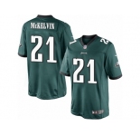 Youth Nike Philadelphia Eagles #21 Leodis McKelvin Limited Midnight Green Team Color NFL Jersey