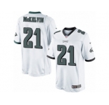 Youth Nike Philadelphia Eagles #21 Leodis McKelvin Limited White NFL Jersey