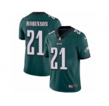 Youth Nike Philadelphia Eagles #21 Patrick Robinson Midnight Green Team Color Vapor Untouchable Limited Player NFL Jersey