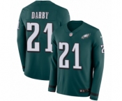 Youth Nike Philadelphia Eagles #21 Ronald Darby Limited Green Therma Long Sleeve NFL Jersey