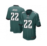 Youth Nike Philadelphia Eagles #22 Sidney Jones Game Midnight Green Team Color NFL Jersey