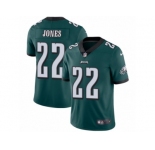 Youth Nike Philadelphia Eagles #22 Sidney Jones Vapor Untouchable Limited Midnight Green Team Color NFL Jersey
