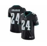 Youth Nike Philadelphia Eagles #24 Corey Graham Black Alternate Vapor Untouchable Limited Player NFL Jersey