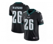Youth Nike Philadelphia Eagles #26 Jaylen Watkins Black Alternate Vapor Untouchable Limited Player NFL Jersey