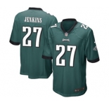 Youth Nike Philadelphia Eagles #27 Malcolm Jenkins Game Midnight Green Team Color NFL Jersey
