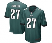 Youth Nike Philadelphia Eagles #27 Malcolm Jenkins Game Midnight Green Team Color NFL Jersey