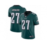 Youth Nike Philadelphia Eagles #27 Malcolm Jenkins Vapor Untouchable Limited Midnight Green Team Color NFL Jersey