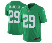 Youth Nike Philadelphia Eagles #29 Avonte Maddox Limited Green Rush Vapor Untouchable NFL Jersey