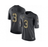 Youth Nike Philadelphia Eagles #3 Matt McGloin Limited Black 2016 Salute to Service NFL Jersey