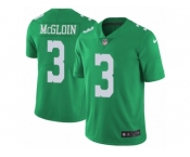 Youth Nike Philadelphia Eagles #3 Matt McGloin Limited Green Rush NFL Jersey
