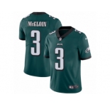 Youth Nike Philadelphia Eagles #3 Matt McGloin Vapor Untouchable Limited Midnight Green Team Color NFL Jersey