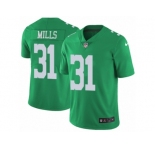 Youth Nike Philadelphia Eagles #31 Jalen Mills Limited Green Rush Vapor Untouchable NFL Jersey