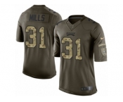 Youth Nike Philadelphia Eagles #31 Jalen Mills Limited Green Salute to Service NFL Jersey