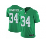 Youth Nike Philadelphia Eagles #34 Donnel Pumphrey Limited Green Rush NFL Jersey