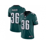Youth Nike Philadelphia Eagles #36 Jay Ajayi Midnight Green Team Color Stitched NFL Vapor Untouchable Limited Jersey