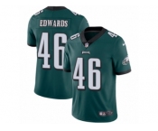Youth Nike Philadelphia Eagles #46 Herman Edwards Vapor Untouchable Limited Midnight Green Team Color NFL Jersey