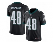 Youth Nike Philadelphia Eagles #48 Wes Hopkins Limited Black Rush NFL Jersey