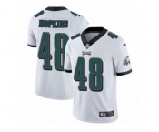 Youth Nike Philadelphia Eagles #48 Wes Hopkins Vapor Untouchable Limited White NFL Jersey