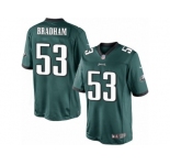 Youth Nike Philadelphia Eagles #53 Nigel Bradham Limited Midnight Green Team Color NFL Jersey