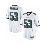 Youth Nike Philadelphia Eagles #53 Nigel Bradham Limited White NFL Jersey