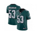 Youth Nike Philadelphia Eagles #53 Nigel Bradham Vapor Untouchable Limited Midnight Green Team Color NFL Jersey