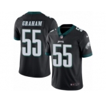 Youth Nike Philadelphia Eagles #55 Brandon Graham Limited Black Rush NFL Jersey