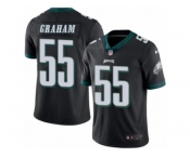 Youth Nike Philadelphia Eagles #55 Brandon Graham Limited Black Rush NFL Jersey