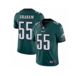 Youth Nike Philadelphia Eagles #55 Brandon Graham Vapor Untouchable Limited Midnight Green Team Color NFL Jersey