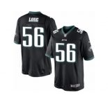 Youth Nike Philadelphia Eagles #56 Chris Long Limited Black Alternate NFL Jersey