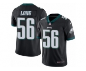 Youth Nike Philadelphia Eagles #56 Chris Long Limited Black Rush NFL Jersey