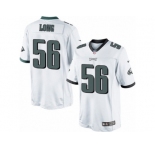 Youth Nike Philadelphia Eagles #56 Chris Long Limited White NFL Jersey