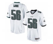 Youth Nike Philadelphia Eagles #56 Chris Long Limited White NFL Jersey
