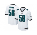 Youth Nike Philadelphia Eagles #58 Jordan Hicks white New Jerseys