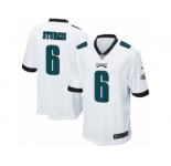Youth Nike Philadelphia Eagles #6 Caleb Sturgis Limited White NFL Jersey