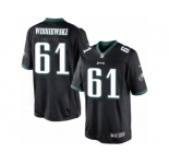 Youth Nike Philadelphia Eagles #61 Stefen Wisniewski Limited Black Alternate NFL Jersey