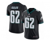 Youth Nike Philadelphia Eagles #62 Jason Kelce Limited Black Rush NFL Jersey