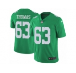 Youth Nike Philadelphia Eagles #63 Dallas Thomas Limited Green Rush NFL Jersey