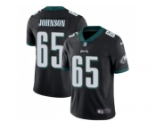 Youth Nike Philadelphia Eagles #65 Lane Johnson Black Alternate Stitched NFL Vapor Untouchable Limited Jersey